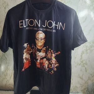 ELTON JOHN Rocket Man Tour 2011 Short Sleeve Tee